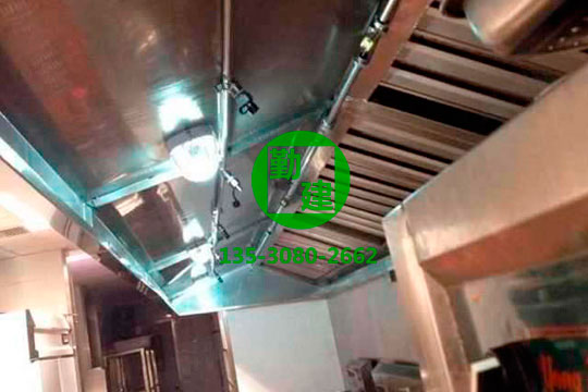 學校廚房油煙管道滅火裝置